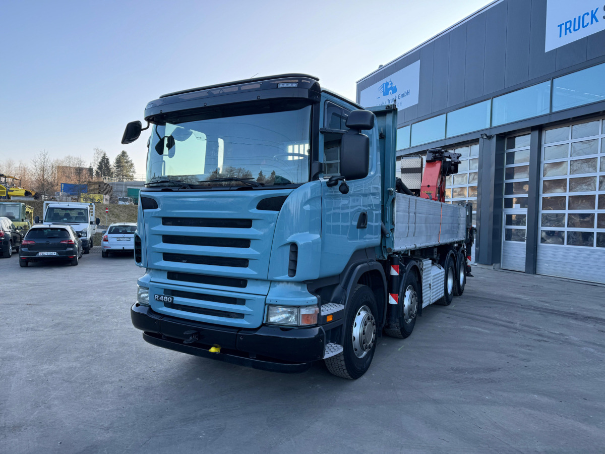 SCANIA Scania R480 8x4 PK50002 Flyjib Troil 2013 - Sunkvežimis su kranu: foto 1 SCANIA Scania R480 8x4 PK50002 Flyjib Troil 2013 - Sunkvežimis su kranu: foto 1