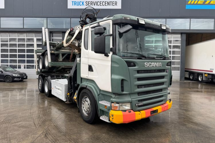 Scania R480 6x2 Loglift F265 mit Dolly - Sunkvežimis: foto 3 Scania R480 6x2 Loglift F265 mit Dolly - Sunkvežimis: foto 3