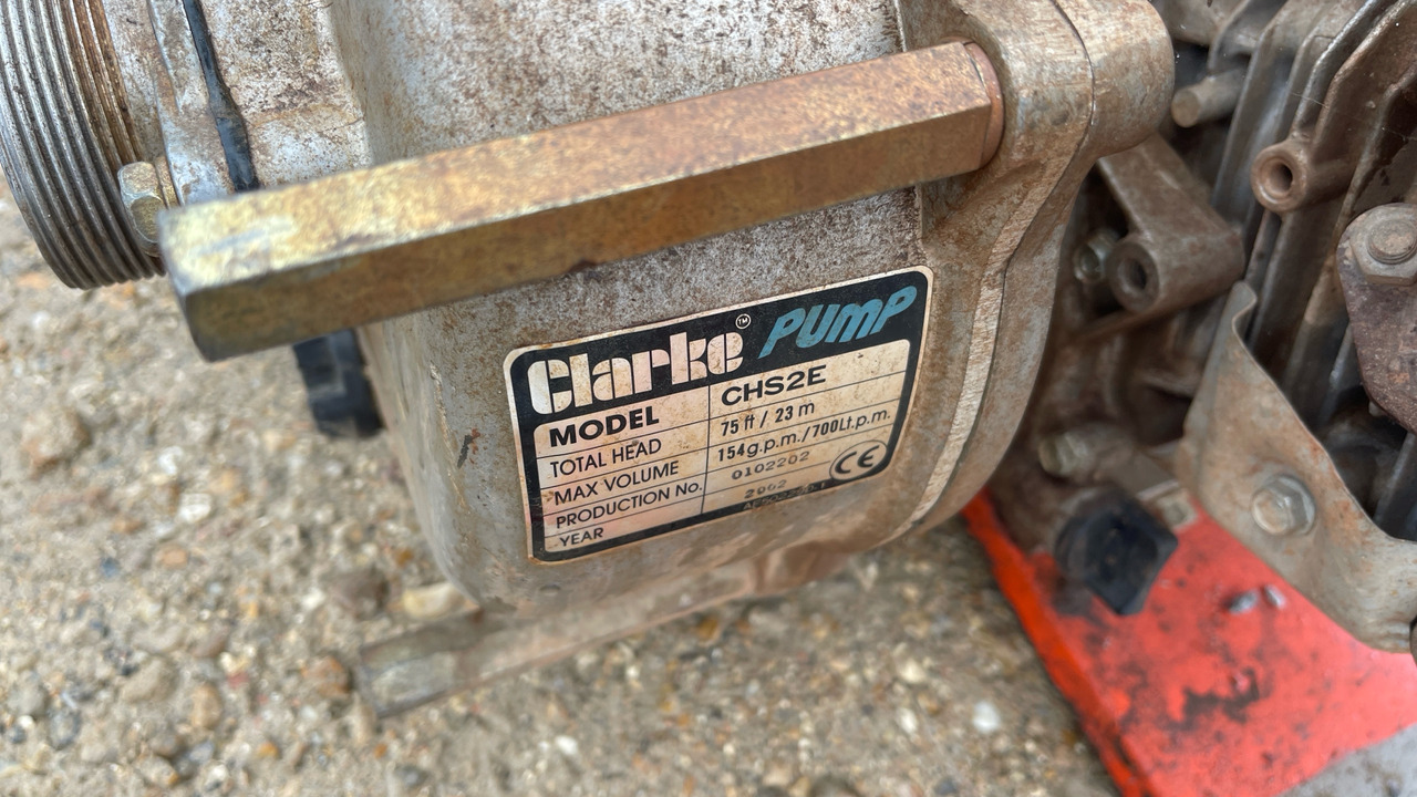 CLARKE CHS2E WATER PUMP - Statybinė įranga: foto 1 CLARKE CHS2E WATER PUMP - Statybinė įranga: foto 1