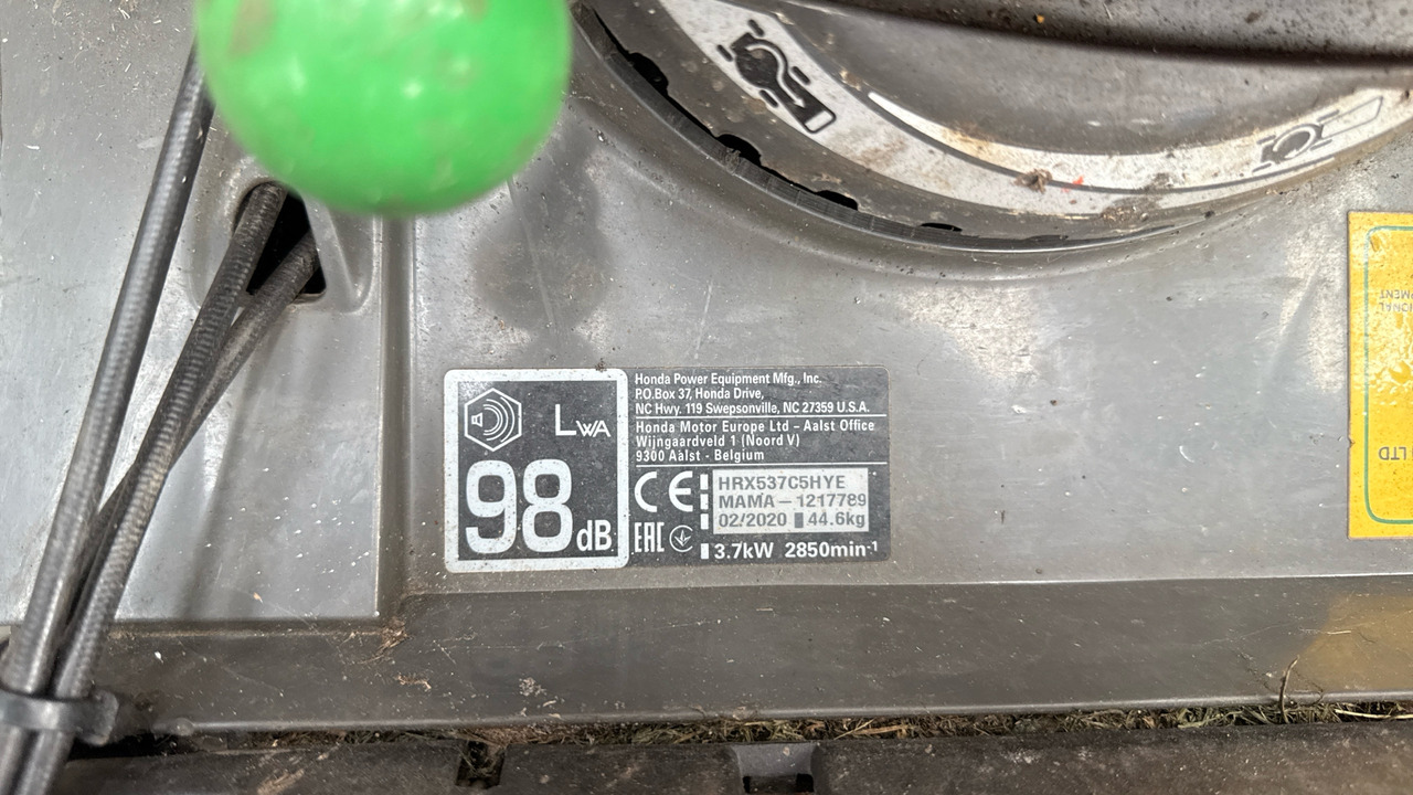 HONDA HRX537 C5HYE - Vejapjovė: foto 5 HONDA HRX537 C5HYE - Vejapjovė: foto 5