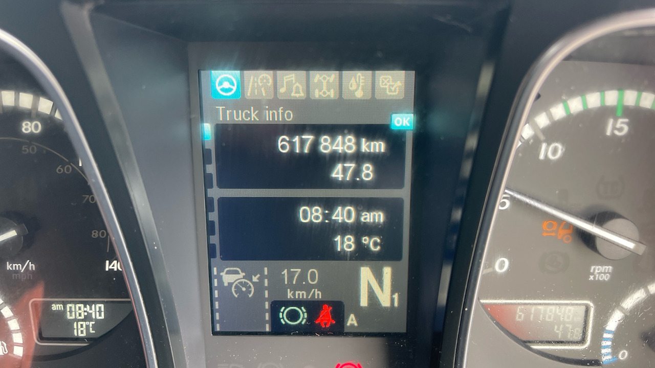 Tentinis sunkvežimis MERCEDES-BENZ ACTROS  2530: foto 13