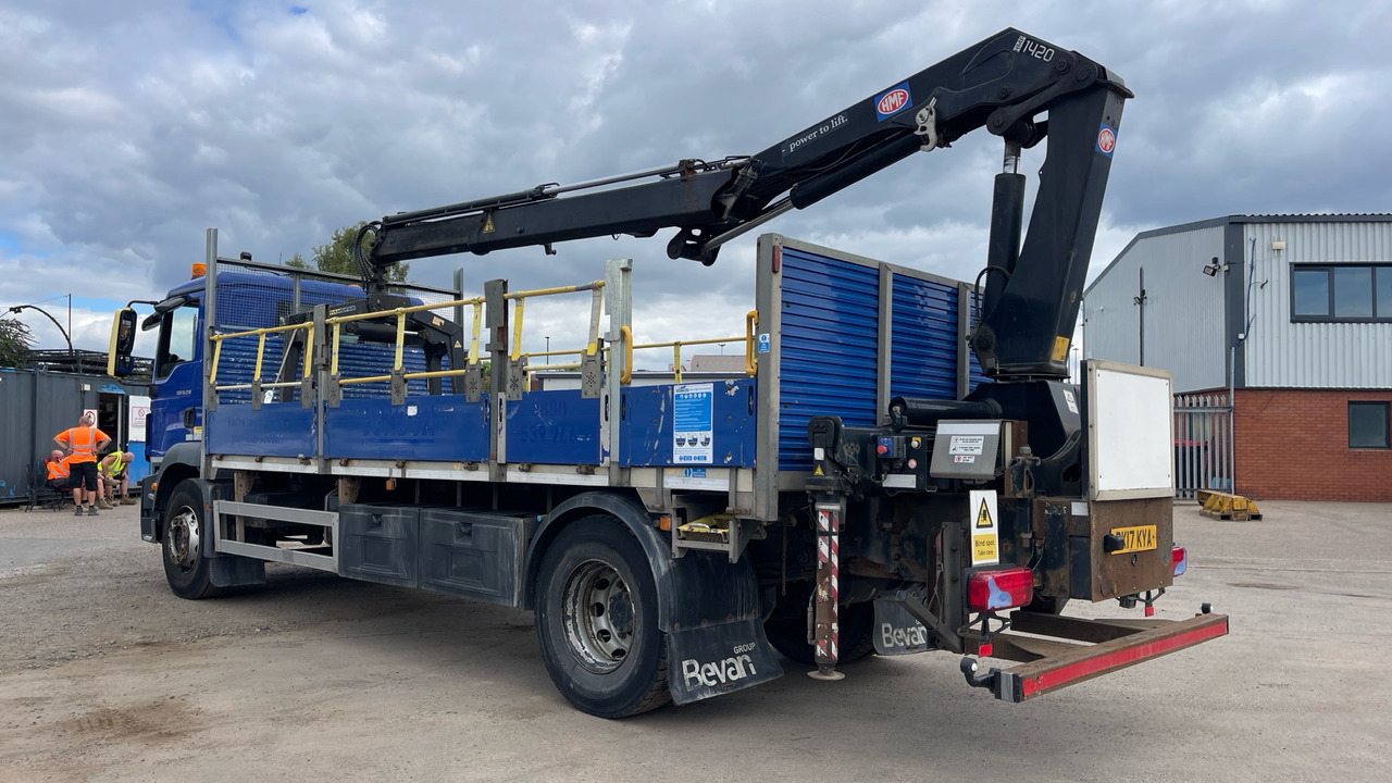 Man TGM 18.250 - Platforminis/ Bortinis sunkvežimis, Sunkvežimis su kranu: foto 3 Man TGM 18.250 - Platforminis/ Bortinis sunkvežimis, Sunkvežimis su kranu: foto 3