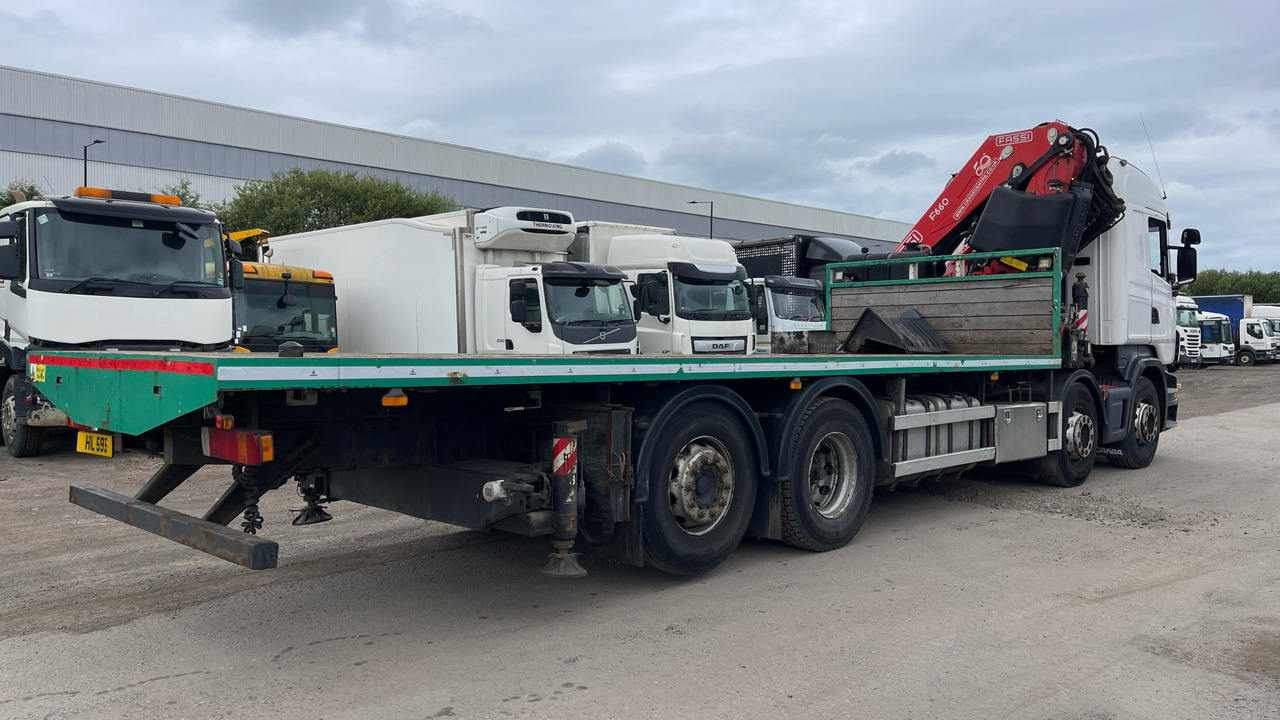 Scania R 440 - Platforminis/ Bortinis sunkvežimis, Sunkvežimis su kranu: foto 4 Scania R 440 - Platforminis/ Bortinis sunkvežimis, Sunkvežimis su kranu: foto 4
