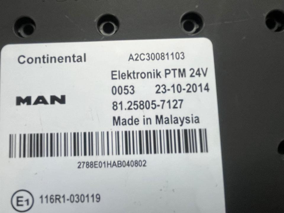 MAN Continental Elektronik PTM Steuergerät 81.25805-7127 - Valdymo blokas - Sunkvežimis: foto 2 MAN Continental Elektronik PTM Steuergerät 81.25805-7127 - Valdymo blokas - Sunkvežimis: foto 2