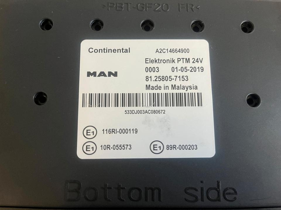 MAN Continental Elektronik PTM Steuergerät 81.25805-7153 - Valdymo blokas - Sunkvežimis: foto 3 MAN Continental Elektronik PTM Steuergerät 81.25805-7153 - Valdymo blokas - Sunkvežimis: foto 3