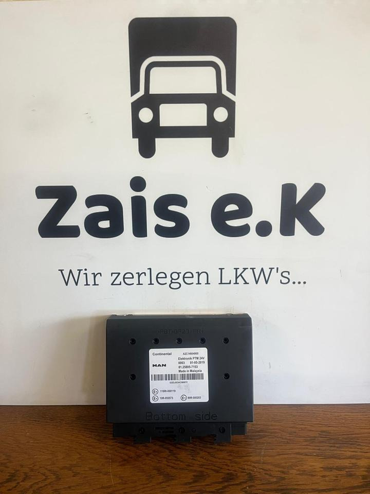 MAN Continental Elektronik PTM Steuergerät 81.25805-7153 - Valdymo blokas - Sunkvežimis: foto 1 MAN Continental Elektronik PTM Steuergerät 81.25805-7153 - Valdymo blokas - Sunkvežimis: foto 1