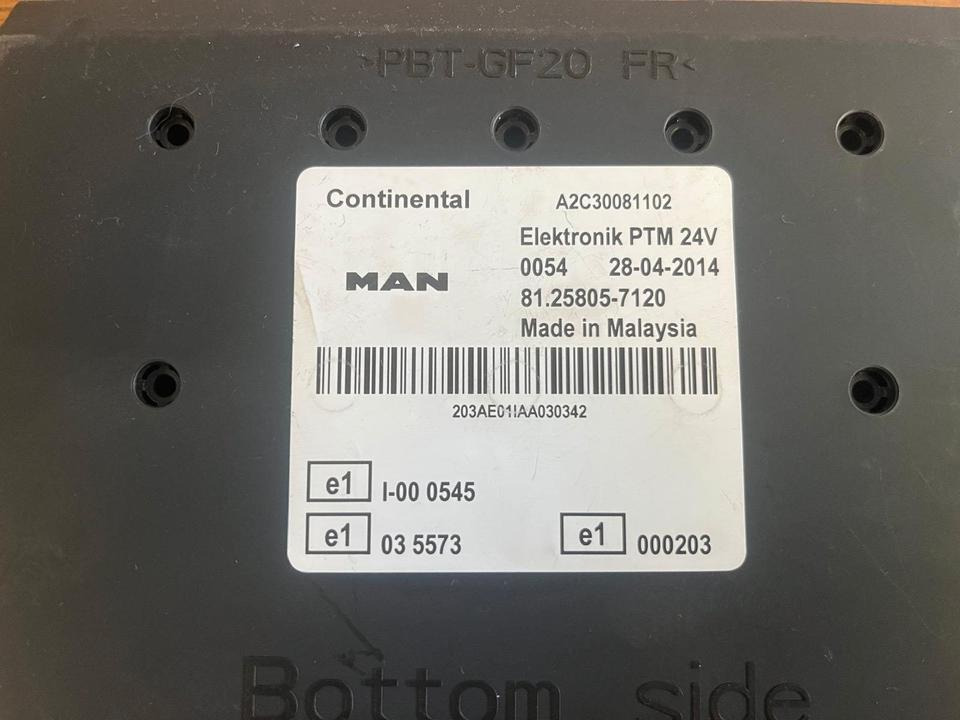 MAN Continental Elektronik PTM Steuergerät 81258057120 - Valdymo blokas - Sunkvežimis: foto 3 MAN Continental Elektronik PTM Steuergerät 81258057120 - Valdymo blokas - Sunkvežimis: foto 3