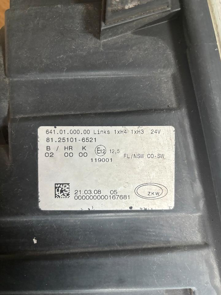 MAN TGX/TGS Nebelscheinwerfer Links 81.25101-6521 - Rūko žibintas - Sunkvežimis: foto 4 MAN TGX/TGS Nebelscheinwerfer Links 81.25101-6521 - Rūko žibintas - Sunkvežimis: foto 4