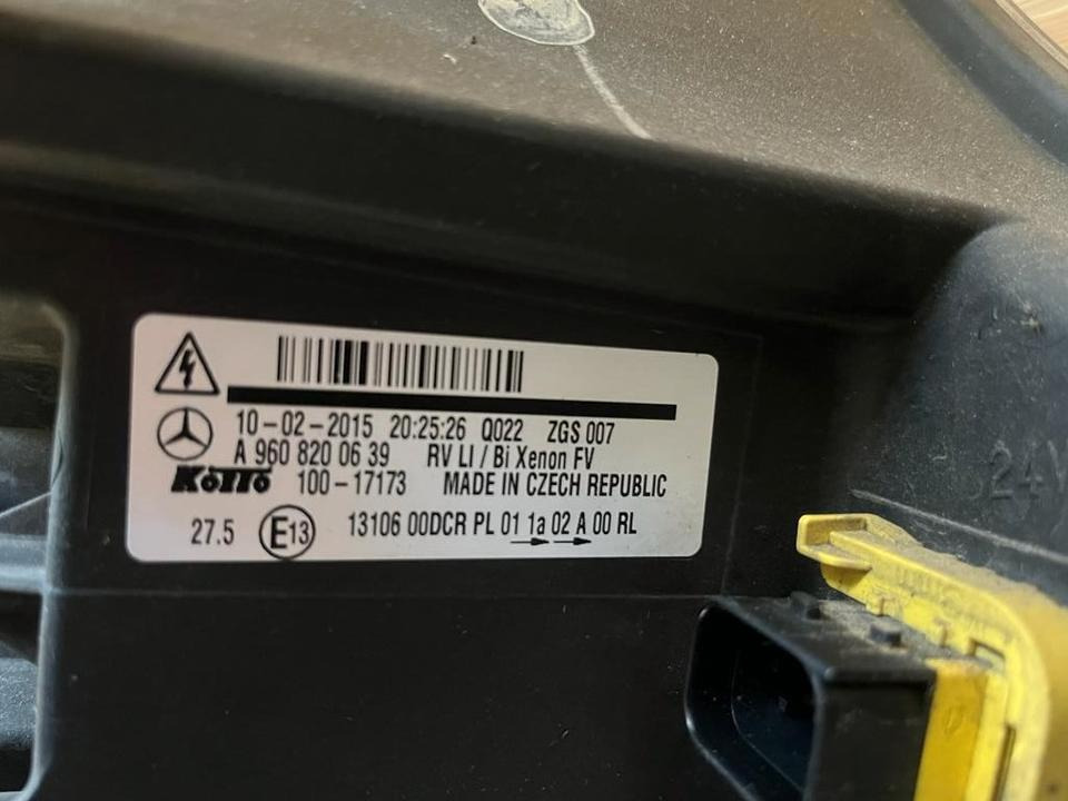 Mercedes Actros Bi Xenon Scheinwerfer Vorne Links A9608200639 - Priekinis žibintas - Sunkvežimis: foto 2 Mercedes Actros Bi Xenon Scheinwerfer Vorne Links A9608200639 - Priekinis žibintas - Sunkvežimis: foto 2