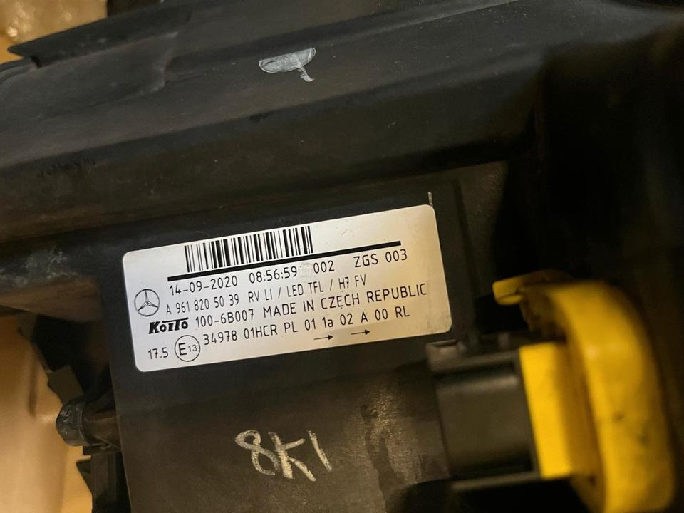 Mercedes Actros LED Scheinwerfer Vorne Links A9618205039 - Priekinis žibintas - Sunkvežimis: foto 3 Mercedes Actros LED Scheinwerfer Vorne Links A9618205039 - Priekinis žibintas - Sunkvežimis: foto 3
