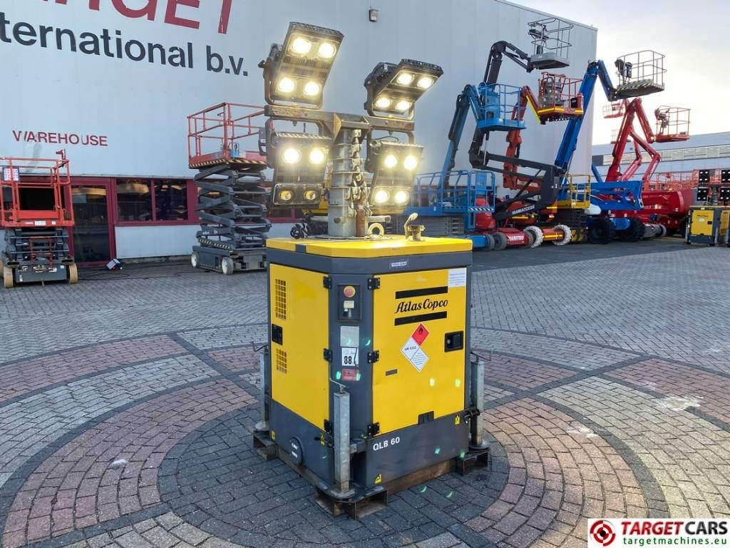 Atlas Copco QLB60 Tower Light 4x350W Led - Apšvietimo bokštas: foto 1 Atlas Copco QLB60 Tower Light 4x350W Led - Apšvietimo bokštas: foto 1