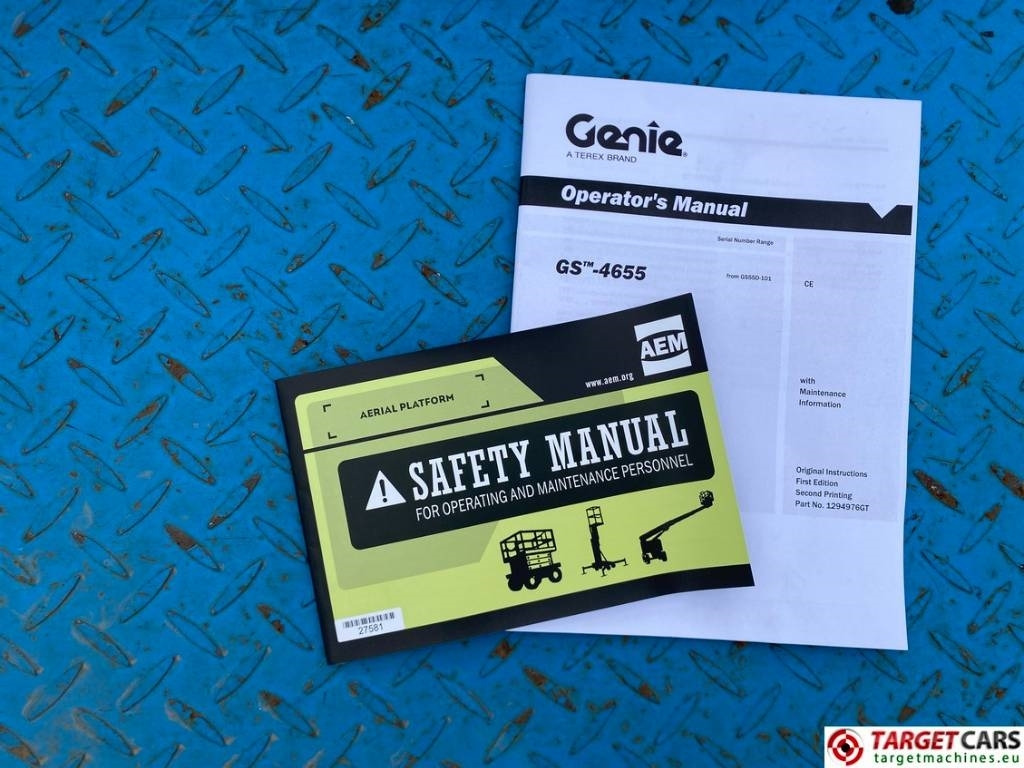 Žirklinis keltuvas Genie GS-4655 Electric GS4655 Scissor Work Lift 1595cm: foto 17