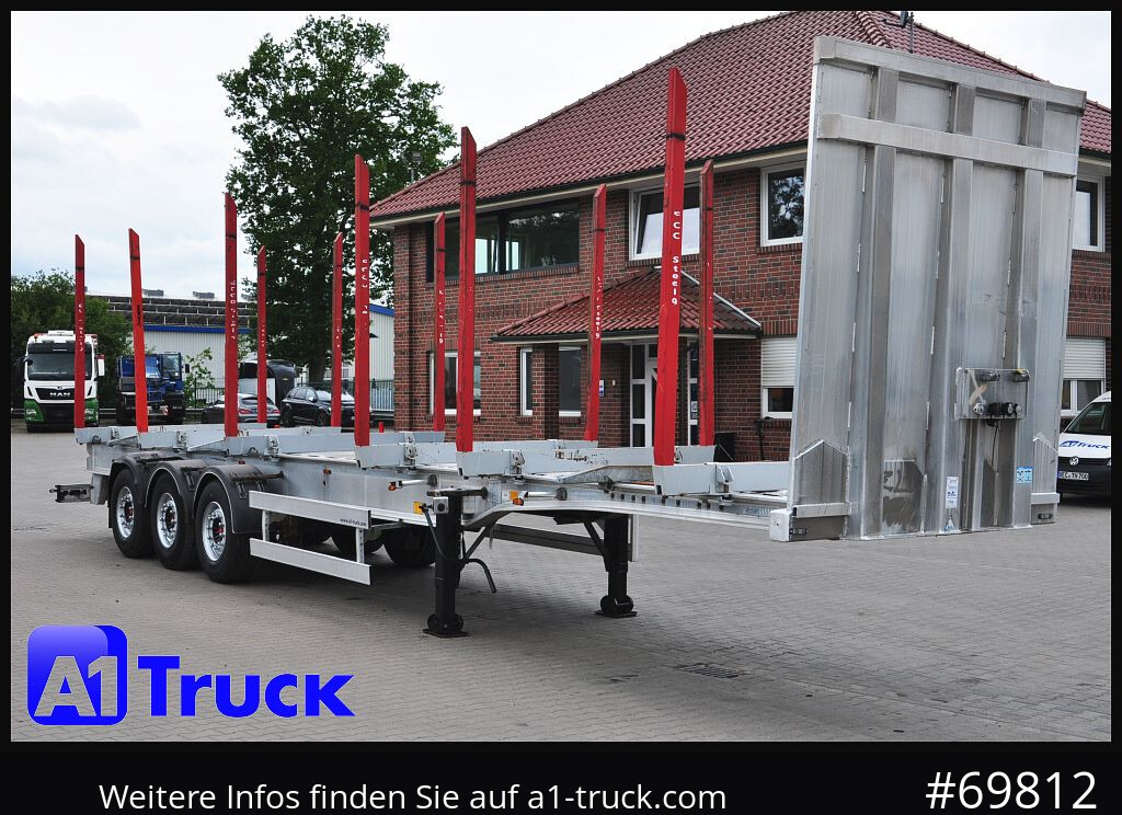 BENALU Timberliner, Vollalu, 2x Liftachse, Lang-Holz, - Miškovežio puspriekabė: foto 1 BENALU Timberliner, Vollalu, 2x Liftachse, Lang-Holz, - Miškovežio puspriekabė: foto 1