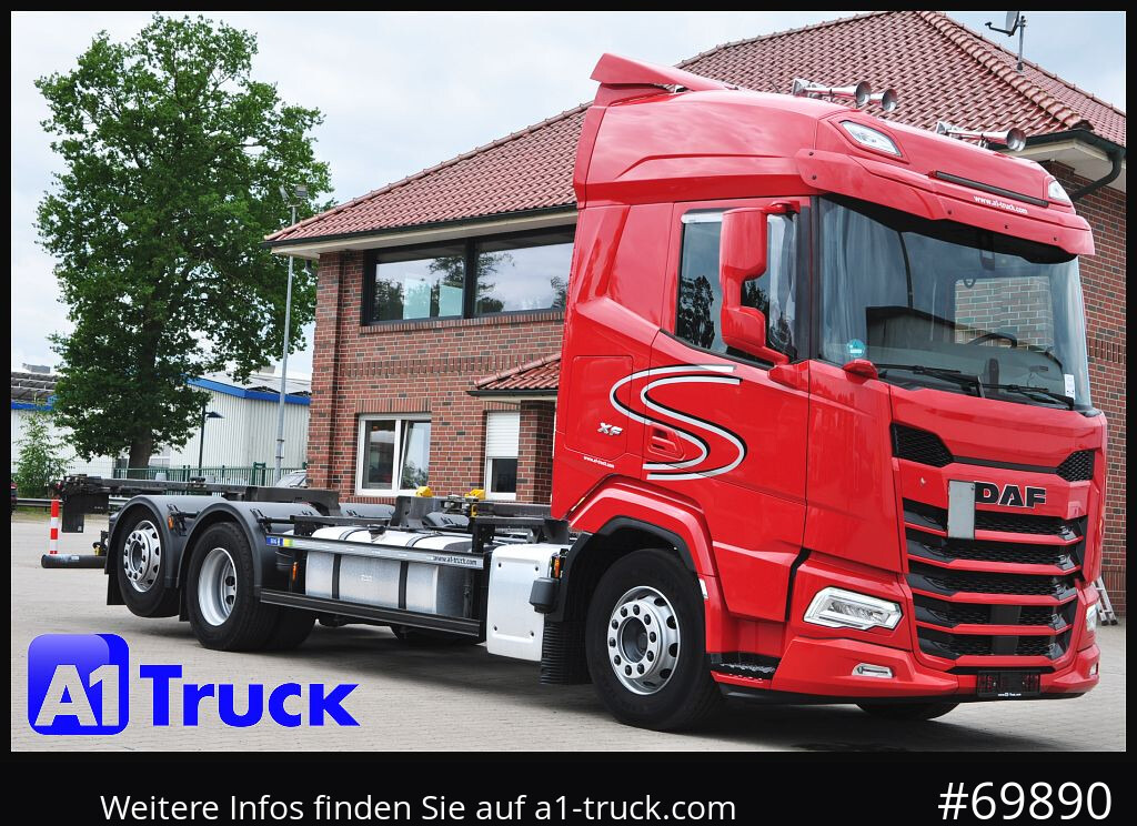 DAF XF 480, BDF, 7,45, 7,82, Lift-Lenkachse, - Konteineris-vežimus/ Sukeisti kūną sunkvežimis: foto 1 DAF XF 480, BDF, 7,45, 7,82, Lift-Lenkachse, - Konteineris-vežimus/ Sukeisti kūną sunkvežimis: foto 1