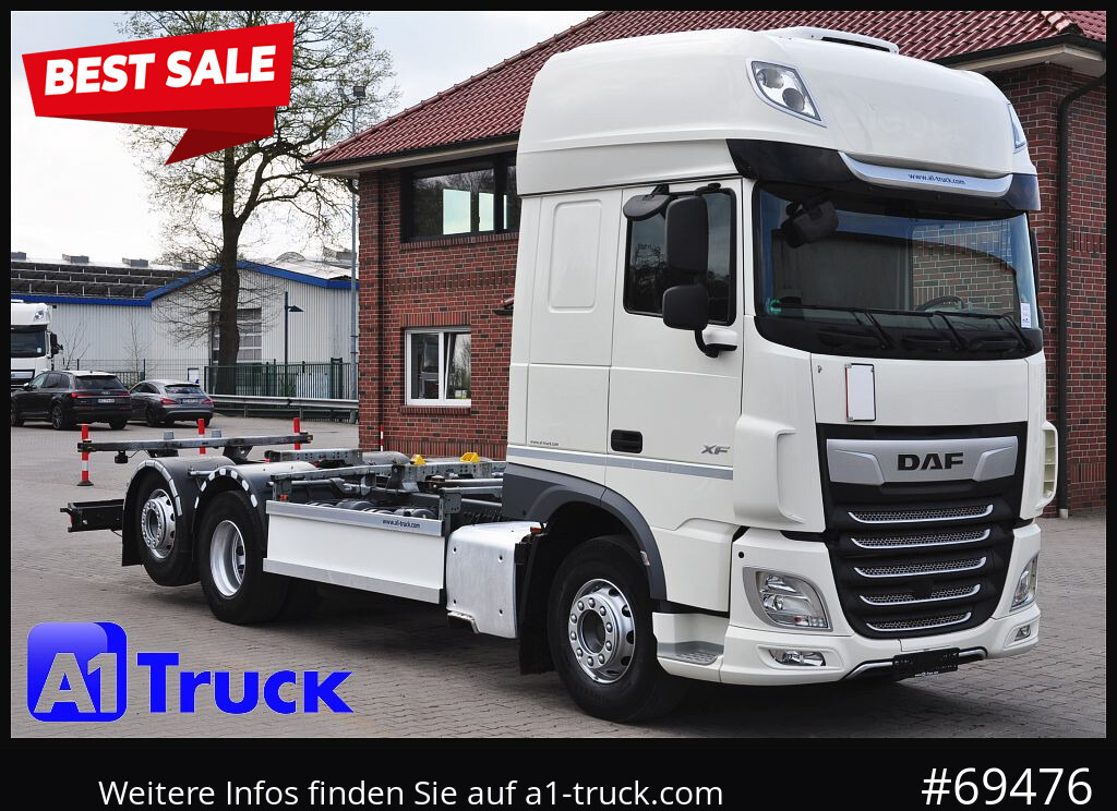 DAF XF 480 FAN Intarder, Lenkachse, - Konteineris-vežimus/ Sukeisti kūną sunkvežimis: foto 1 DAF XF 480 FAN Intarder, Lenkachse, - Konteineris-vežimus/ Sukeisti kūną sunkvežimis: foto 1