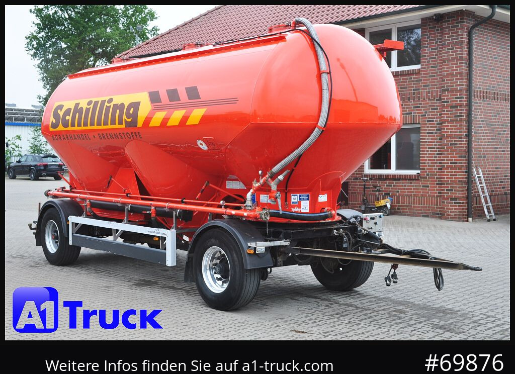 FELDBINDER HEUT 31.2 Silo, Futtermittel, 31m³, 3 Kammern, - Cisterninė priekaba: foto 1 FELDBINDER HEUT 31.2 Silo, Futtermittel, 31m³, 3 Kammern, - Cisterninė priekaba: foto 1