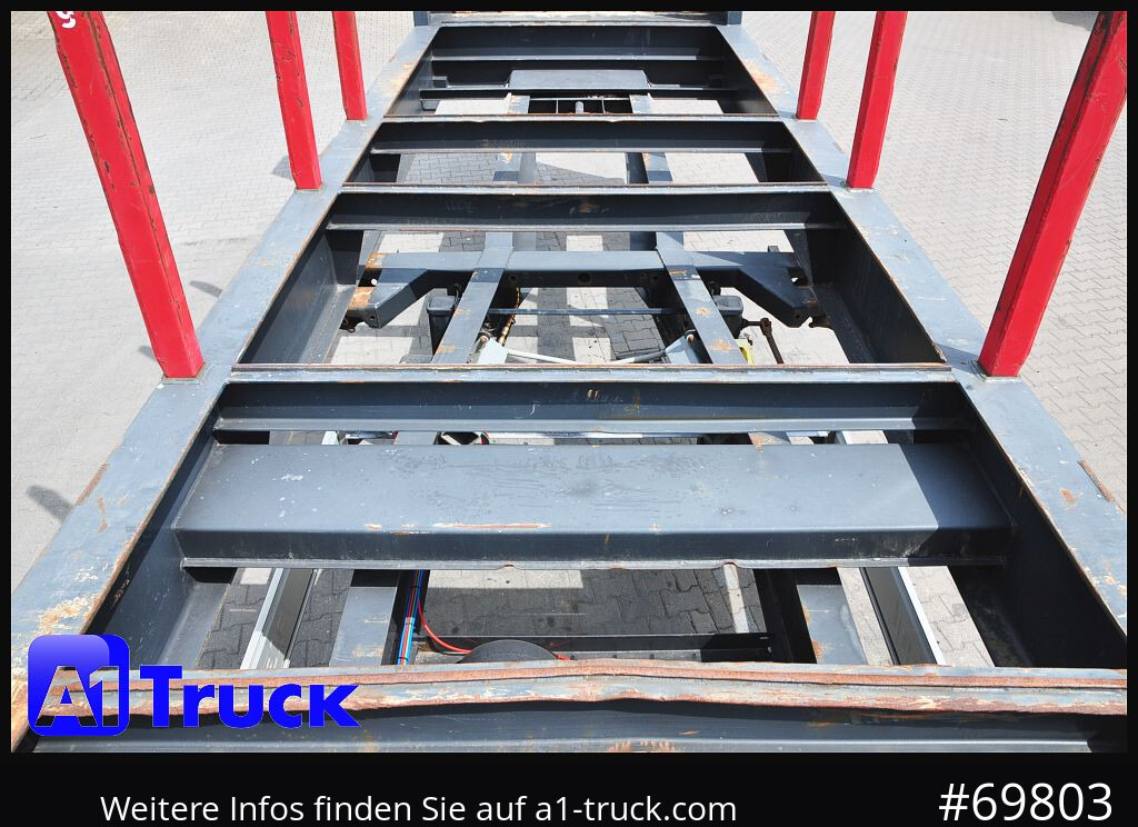 Miškovežio puspriekabė FLIEGL SDS01, Langholz, Containeraufbau, Liftachse,: foto 6