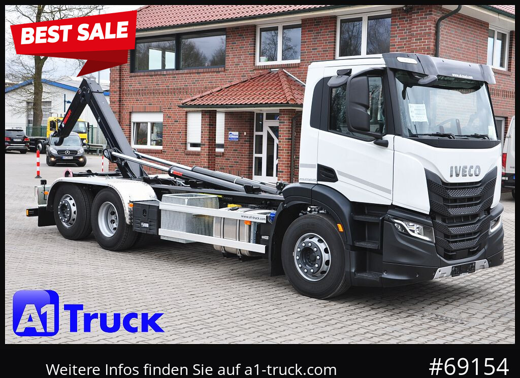IVECO X-Way AD280X42, HIAB Multilift, Garantie - Hook-lift sunkvežimis: foto 1 IVECO X-Way AD280X42, HIAB Multilift, Garantie - Hook-lift sunkvežimis: foto 1