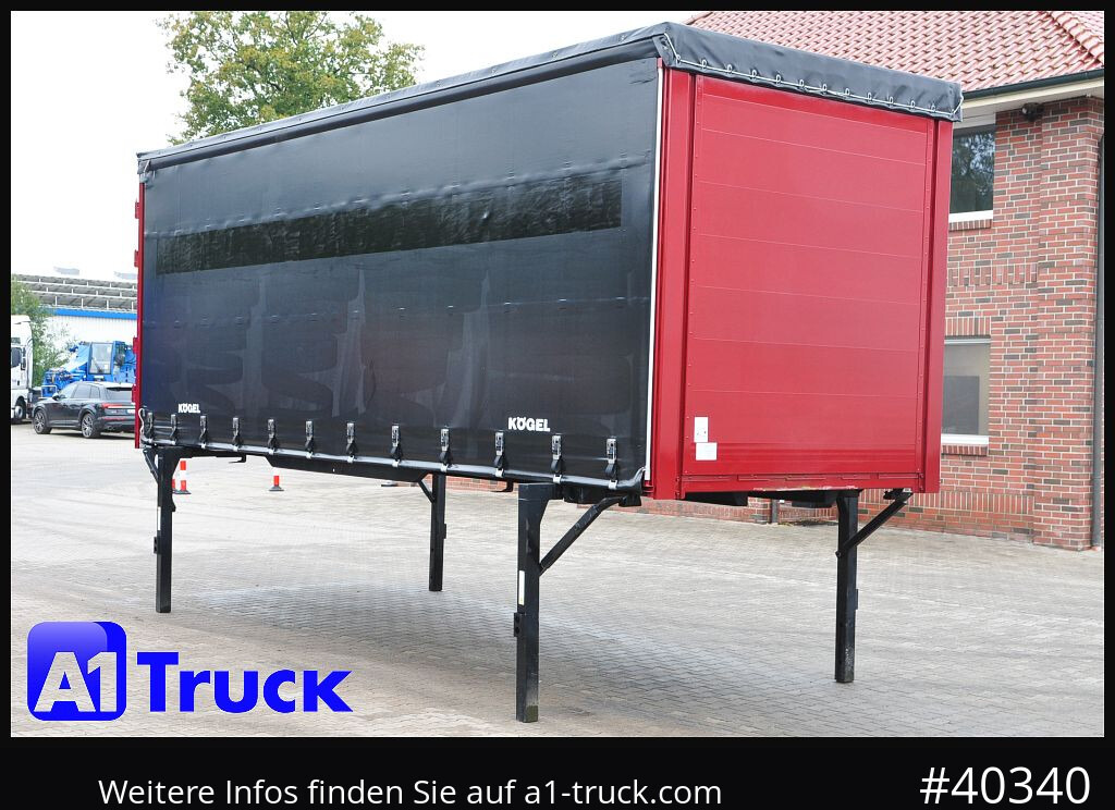 KOEGEL ENC 74, 7.45 BDF Wechselbrücke, Top Zustand - Tentinis kėbulas: foto 1 KOEGEL ENC 74, 7.45 BDF Wechselbrücke, Top Zustand - Tentinis kėbulas: foto 1