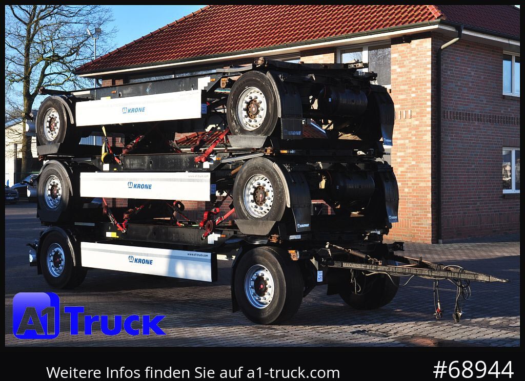 KRONE 3 er Paket Standard BDF, Bj 2017 SAF Achse - Konteineris-vežimus/ Sukeisti kūną priekaba: foto 1 KRONE 3 er Paket Standard BDF, Bj 2017 SAF Achse - Konteineris-vežimus/ Sukeisti kūną priekaba: foto 1