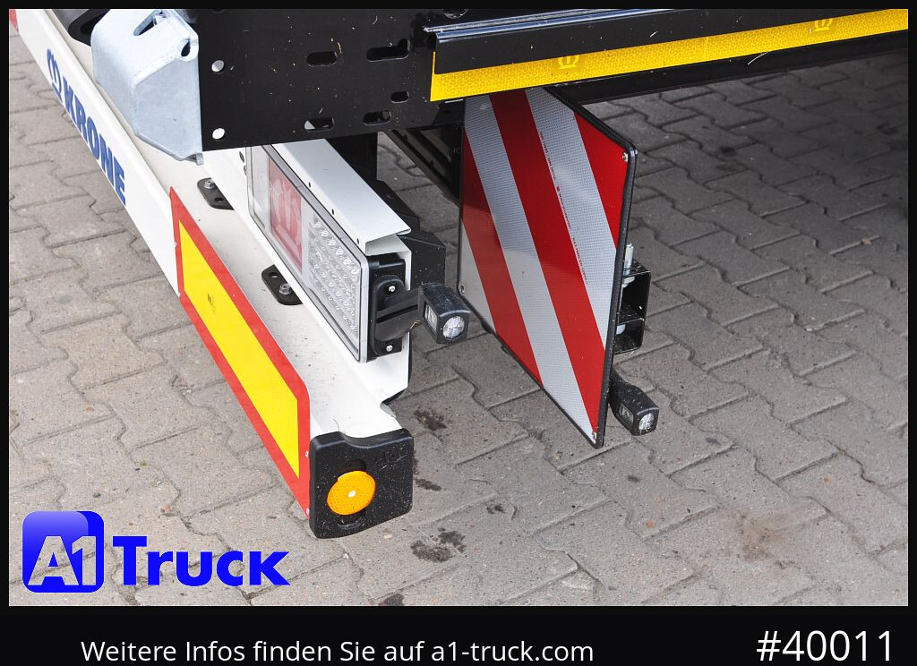 Nauja Platforminė/ Bortinė puspriekabė KRONE 5 x SD, Mega, Twistlock, Container, NEU: foto 14