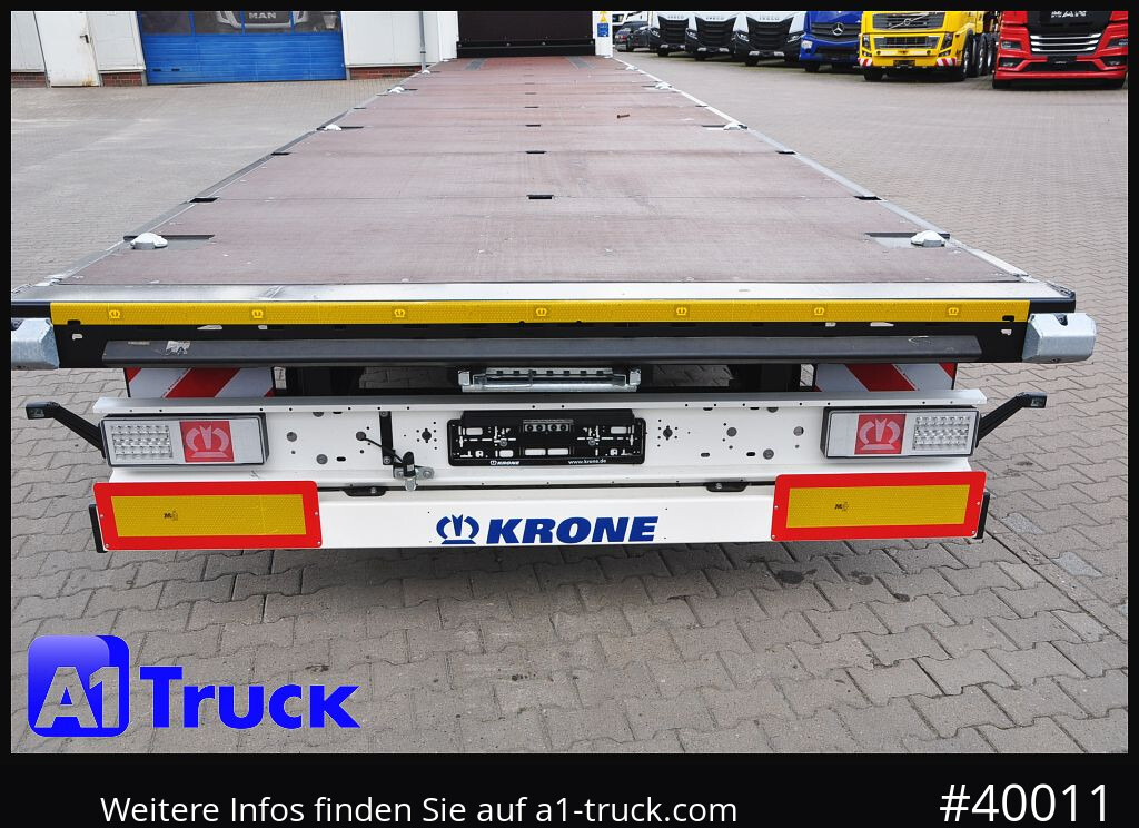 Nauja Platforminė/ Bortinė puspriekabė KRONE 5 x SD, Mega, Twistlock, Container, NEU: foto 15