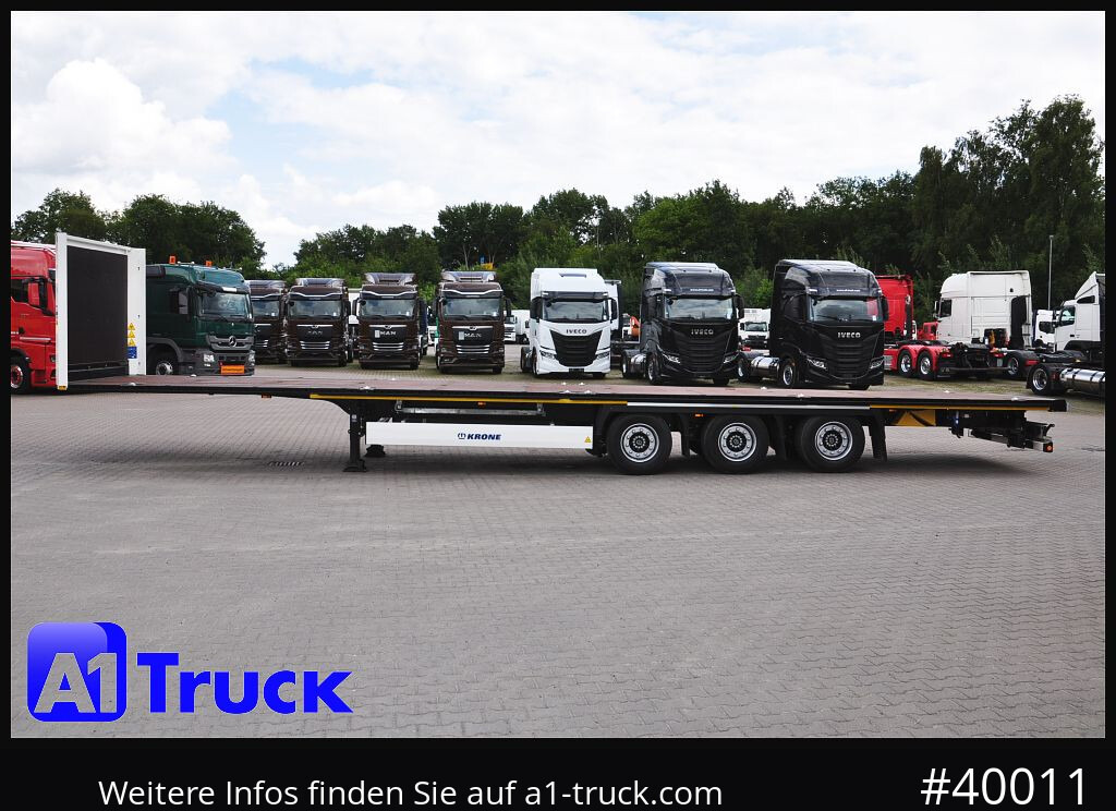 Nauja Platforminė/ Bortinė puspriekabė KRONE 5 x SD, Mega, Twistlock, Container, NEU: foto 7