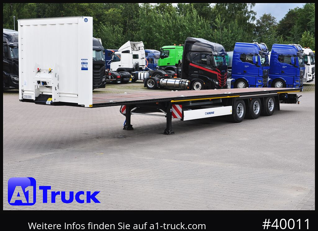 Nauja Platforminė/ Bortinė puspriekabė KRONE 5 x SD, Mega, Twistlock, Container, NEU: foto 11