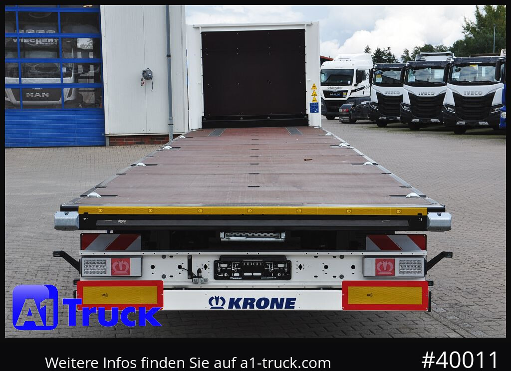 Nauja Platforminė/ Bortinė puspriekabė KRONE 5 x SD, Mega, Twistlock, Container, NEU: foto 9