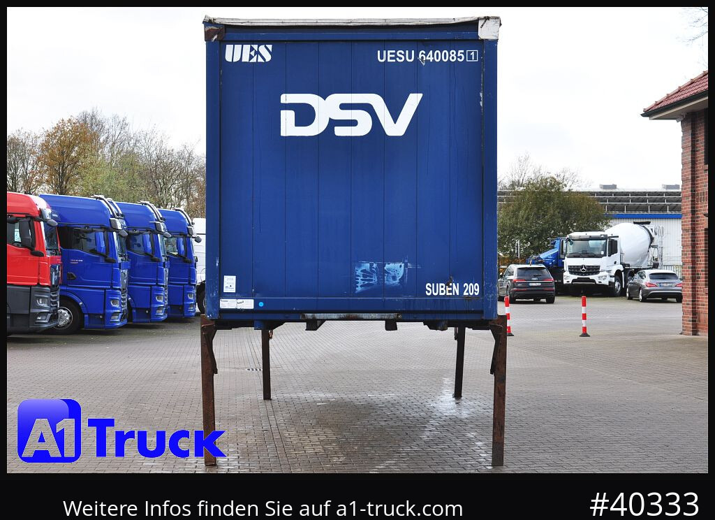 KRONE 7.45 BDF Wechselbrücke, Schiebeplane - Tentinis kėbulas: foto 2 KRONE 7.45 BDF Wechselbrücke, Schiebeplane - Tentinis kėbulas: foto 2