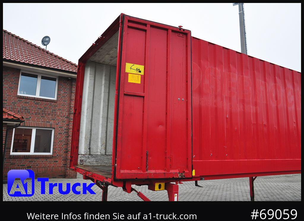 KRONE BDF 7,45 Wechselbrücke Koffer, Zurrösen in den Seitenwänden - Kėbulas - furgonas: foto 3 KRONE BDF 7,45 Wechselbrücke Koffer, Zurrösen in den Seitenwänden - Kėbulas - furgonas: foto 3