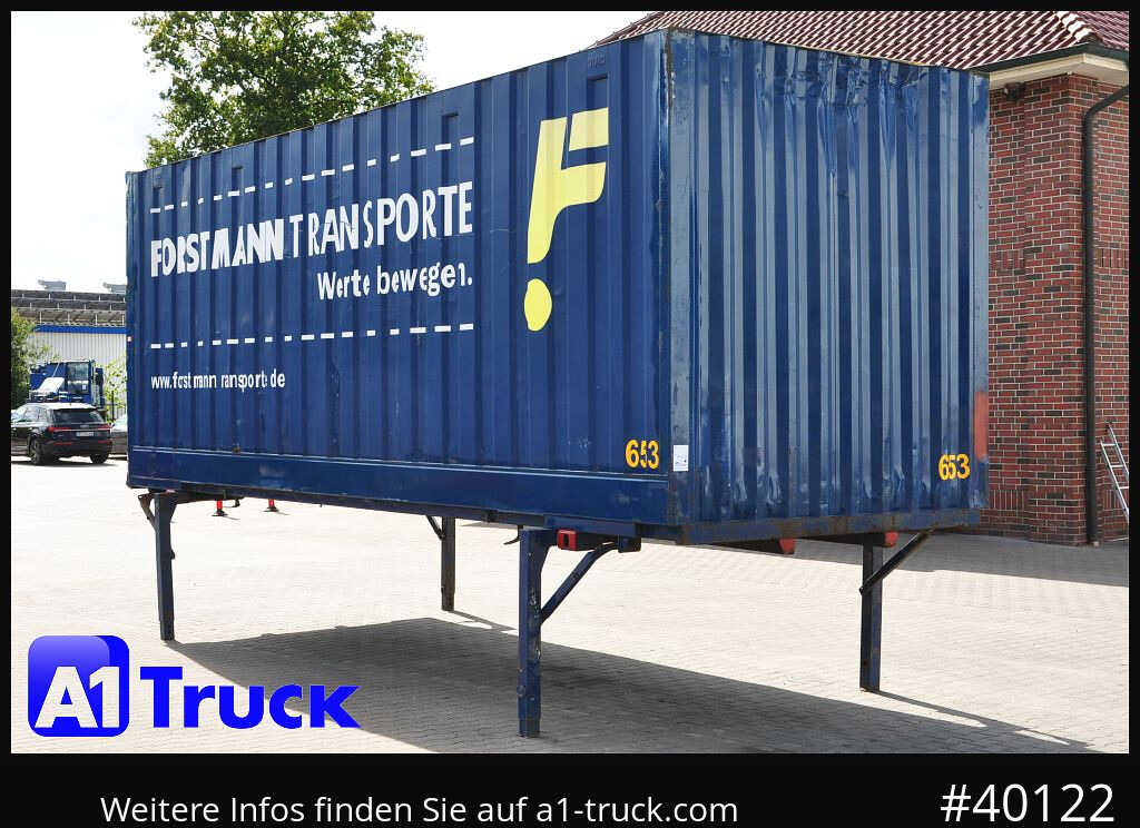 KRONE BDF 7,82 Container, 2700mm Innenhöhe, Portaltür - Jūrinis konteineris: foto 1 KRONE BDF 7,82 Container, 2700mm Innenhöhe, Portaltür - Jūrinis konteineris: foto 1