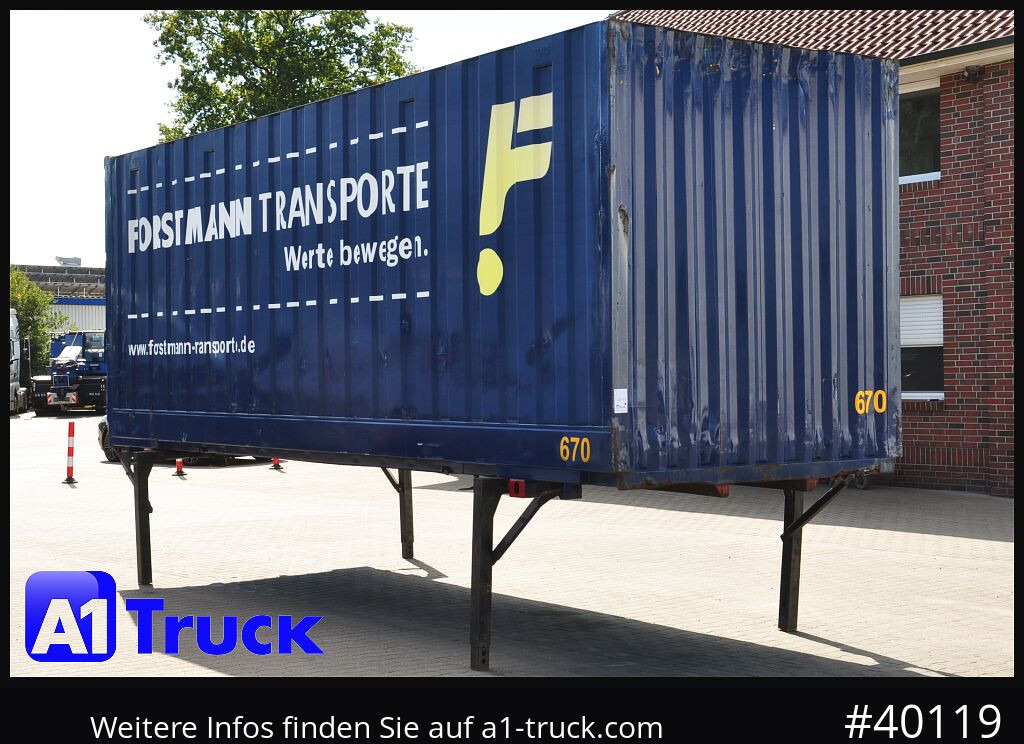 KRONE BDF 7,82 Container, 2700mm Innenhöhe, Portaltür - Jūrinis konteineris: foto 1 KRONE BDF 7,82 Container, 2700mm Innenhöhe, Portaltür - Jūrinis konteineris: foto 1