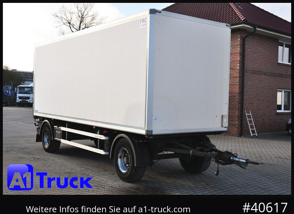 KRONE Koffer ISO, stakr isoliert ehemaliger Kühlkoffer, Aluboden - Furgonas priekaba: foto 1 KRONE Koffer ISO, stakr isoliert ehemaliger Kühlkoffer, Aluboden - Furgonas priekaba: foto 1