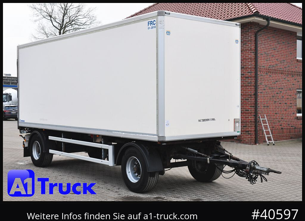 KRONE Koffer ISO, stark isoliert ehemaliger Kühlkoffer, Aluboden - Furgonas priekaba: foto 1 KRONE Koffer ISO, stark isoliert ehemaliger Kühlkoffer, Aluboden - Furgonas priekaba: foto 1