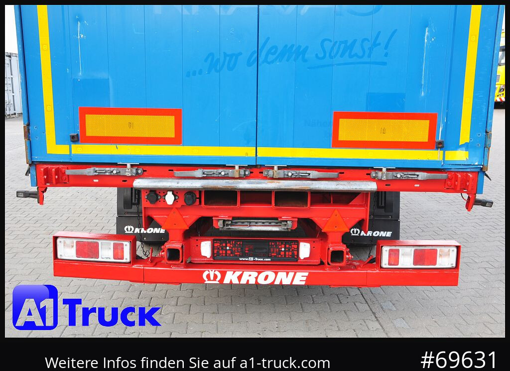 KRONE SD 27, Papier, Staplerhalterung, Bordwand, Lenkachse - Tentinė puspriekabė: foto 5 KRONE SD 27, Papier, Staplerhalterung, Bordwand, Lenkachse - Tentinė puspriekabė: foto 5