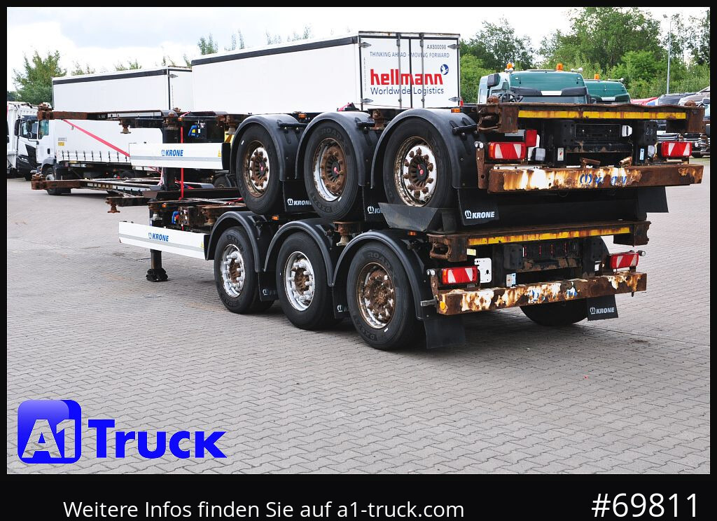 Konteineris-vežimus/ Sukeisti kūną puspriekabė KRONE SDC, Lift, 2 erPaket, 2x20/30/40: foto 11 Konteineris-vežimus/ Sukeisti kūną puspriekabė KRONE SDC, Lift, 2 erPaket, 2x20/30/40: foto 11