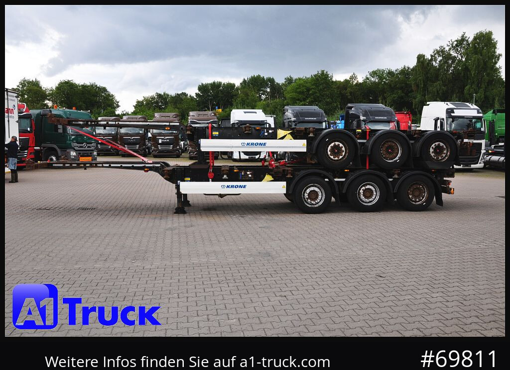 Konteineris-vežimus/ Sukeisti kūną puspriekabė KRONE SDC, Lift, 2 erPaket, 2x20/30/40: foto 12 Konteineris-vežimus/ Sukeisti kūną puspriekabė KRONE SDC, Lift, 2 erPaket, 2x20/30/40: foto 12