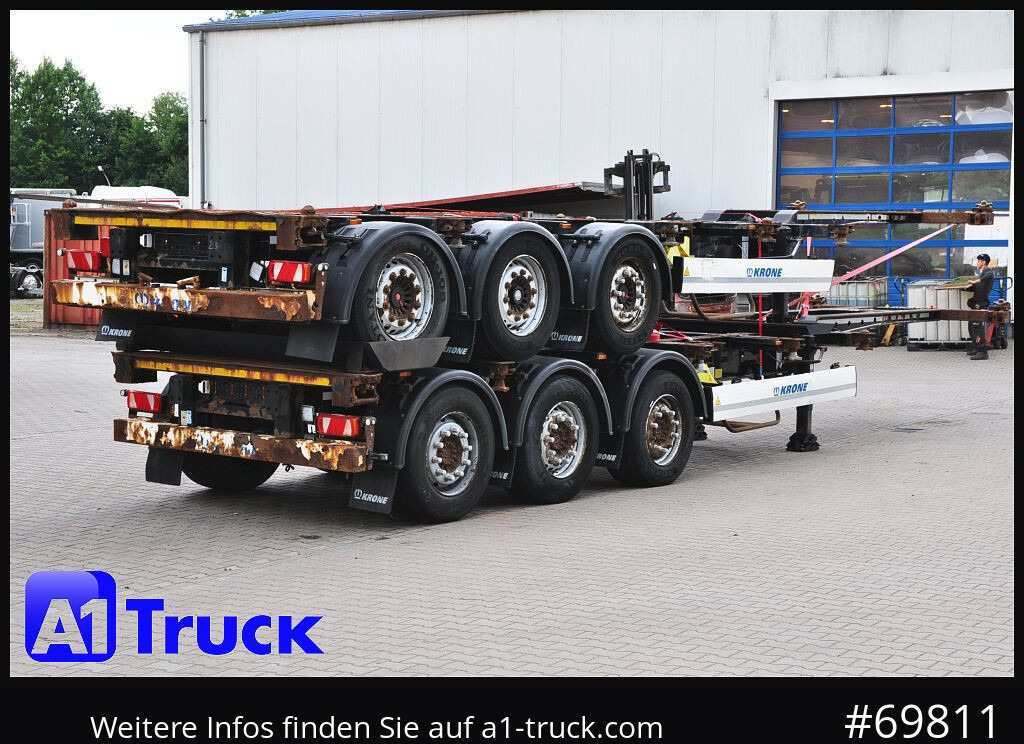 Konteineris-vežimus/ Sukeisti kūną puspriekabė KRONE SDC, Lift, 2 erPaket, 2x20/30/40: foto 9 Konteineris-vežimus/ Sukeisti kūną puspriekabė KRONE SDC, Lift, 2 erPaket, 2x20/30/40: foto 9