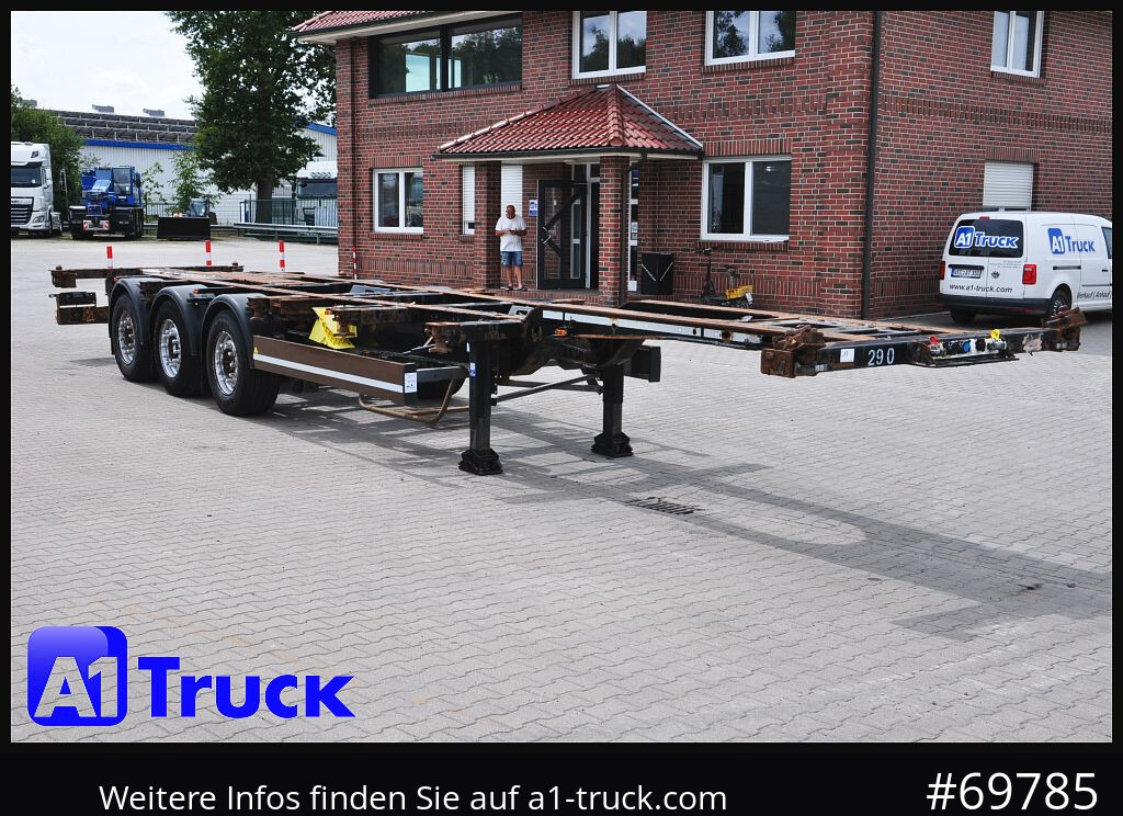 KRONE SDC, Lift SAF, 2x20/30/40 - Konteineris-vežimus/ Sukeisti kūną puspriekabė: foto 1 KRONE SDC, Lift SAF, 2x20/30/40 - Konteineris-vežimus/ Sukeisti kūną puspriekabė: foto 1