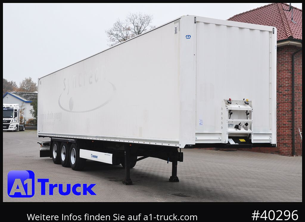 KRONE SDK 27, Koffer, 1 Vorbesitzer, Plywood, - Furgonas puspriekabė: foto 1 KRONE SDK 27, Koffer, 1 Vorbesitzer, Plywood, - Furgonas puspriekabė: foto 1