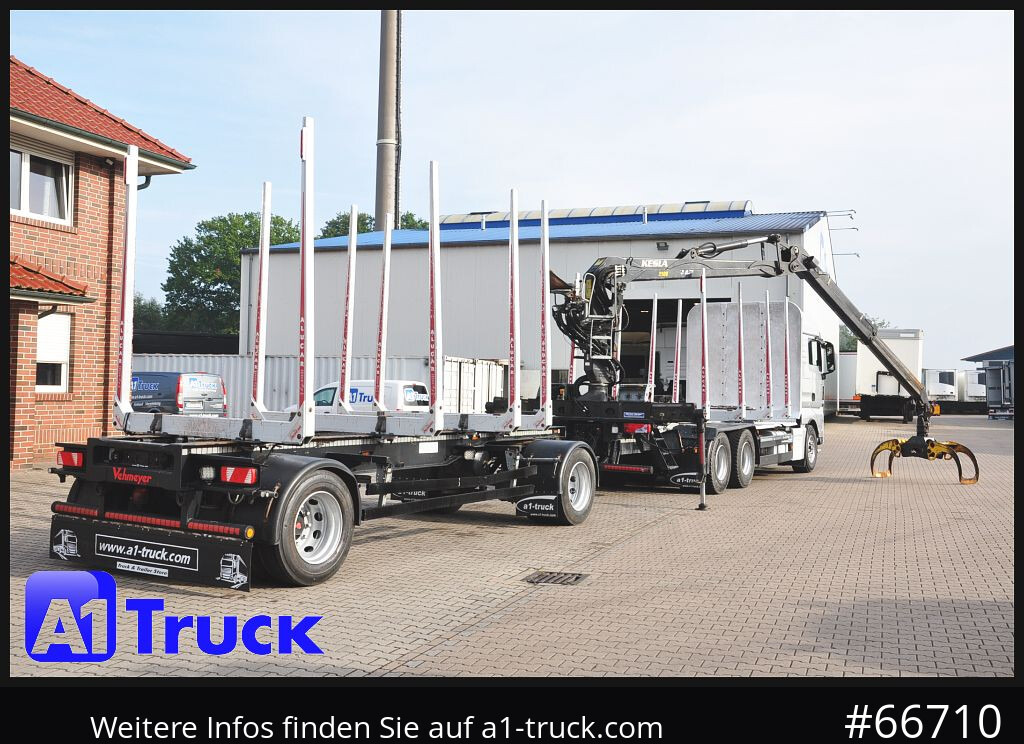 Miškovežis, Sunkvežimis su kranu MAN TGX 26.480, Holz Kesla 2109, 6x4,: foto 8
