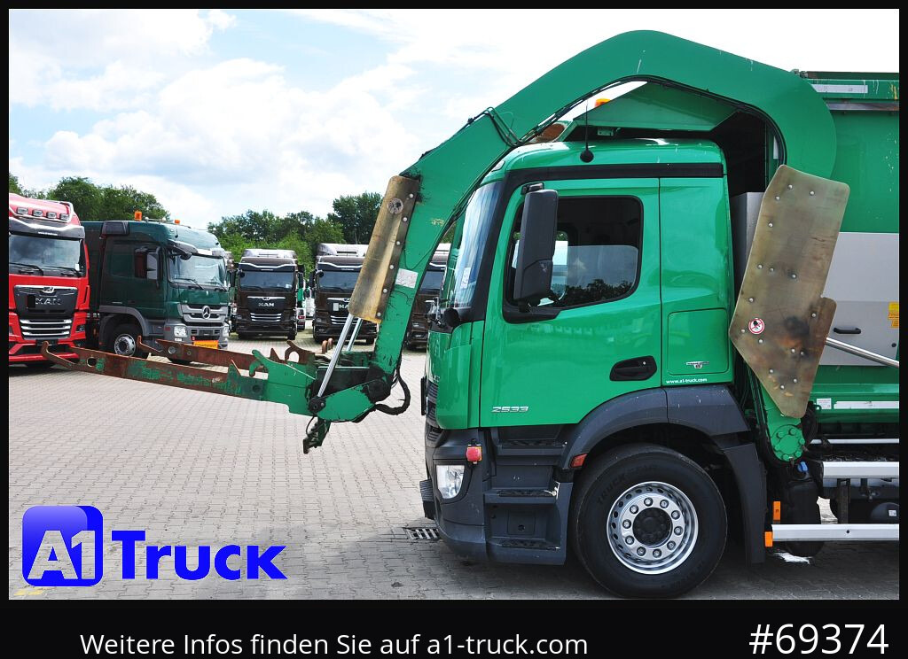 MERCEDES-BENZ Antos 2533, HS Millenium XXL37 Überkopflader, - Šiukšliavežis: foto 4 MERCEDES-BENZ Antos 2533, HS Millenium XXL37 Überkopflader, - Šiukšliavežis: foto 4