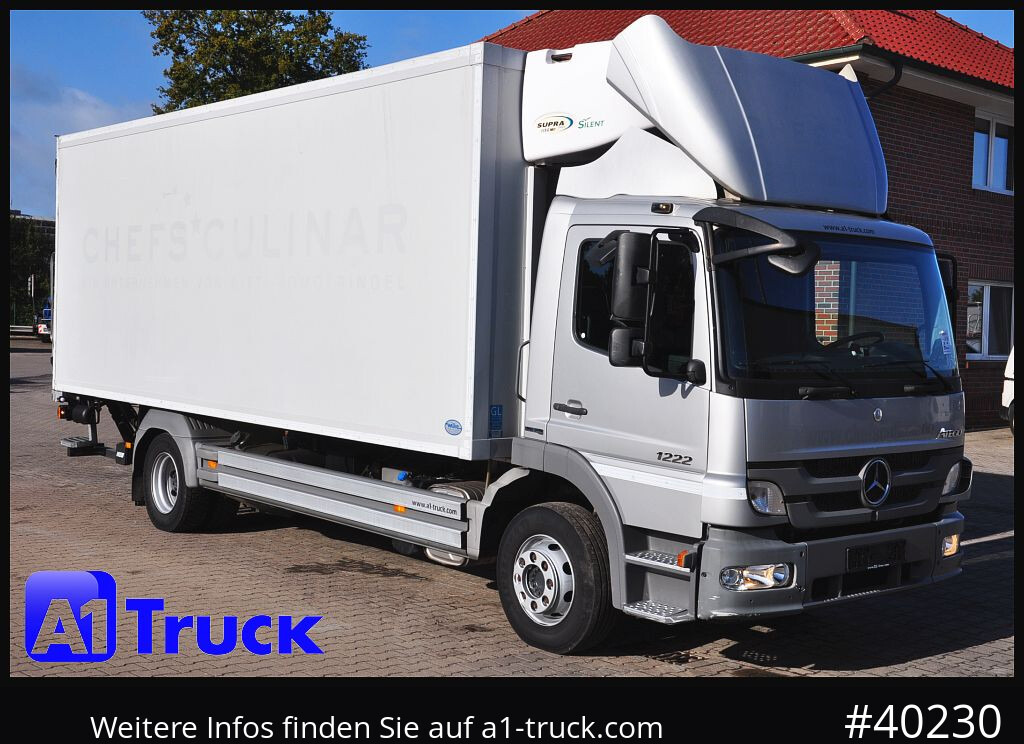 MERCEDES-BENZ Atego 1222, Kühlkoffer, Carrier Supra 1150 Mt, LBW - Refrižeratorius sunkvežimis: foto 1 MERCEDES-BENZ Atego 1222, Kühlkoffer, Carrier Supra 1150 Mt, LBW - Refrižeratorius sunkvežimis: foto 1