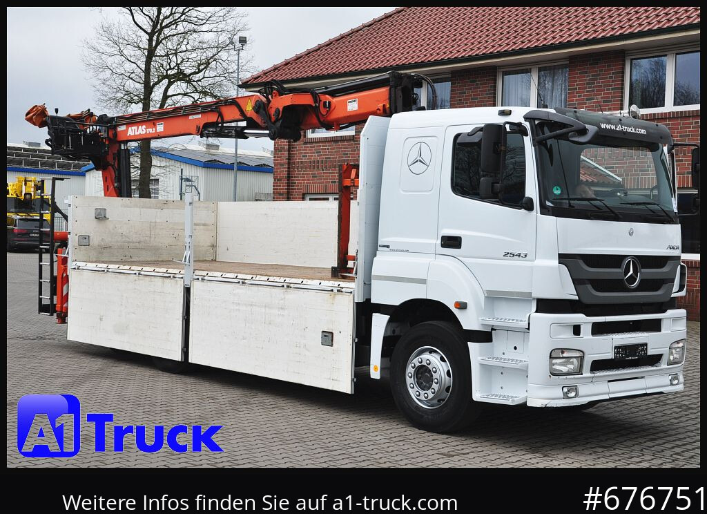 MERCEDES-BENZ Axor 2543, Atlas 170.2 Kran, Lift-Lenkachse, - Platforminis/ Bortinis sunkvežimis, Sunkvežimis su kranu: foto 3 MERCEDES-BENZ Axor 2543, Atlas 170.2 Kran, Lift-Lenkachse, - Platforminis/ Bortinis sunkvežimis, Sunkvežimis su kranu: foto 3