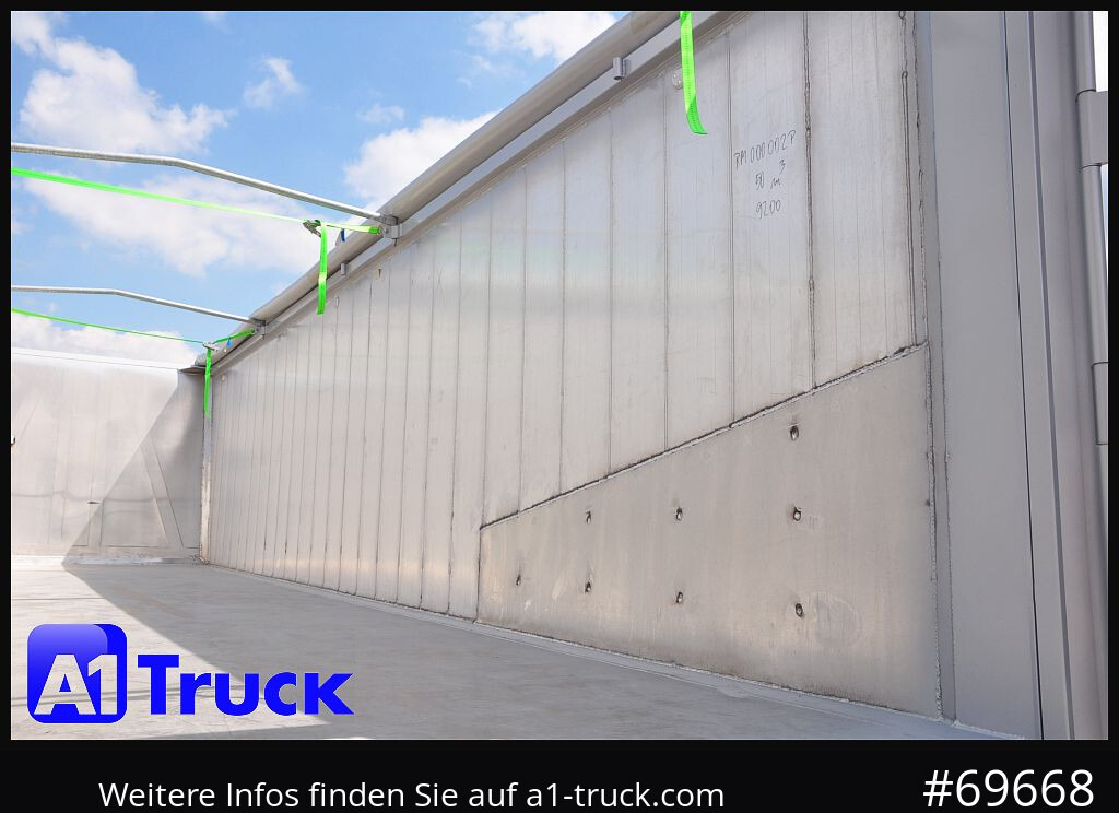 REISCH RHKS, Alu-Kippmulde 50m³, NEU Kombitüren, Alufelgen, Liftachse, - Savivartis puspriekabė: foto 3 REISCH RHKS, Alu-Kippmulde 50m³, NEU Kombitüren, Alufelgen, Liftachse, - Savivartis puspriekabė: foto 3