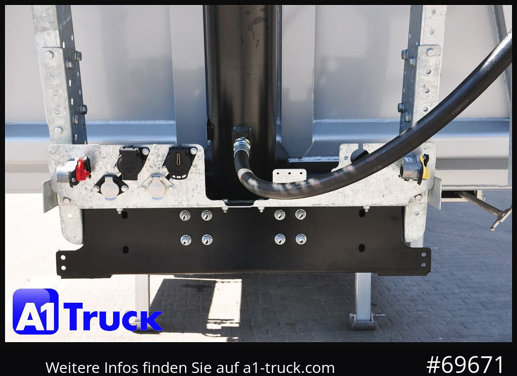 REISCH RHKS, Alu-Kippmulde 52m³, Kombitüren, Alufelgen, Liftachse, - Savivartis puspriekabė: foto 4 REISCH RHKS, Alu-Kippmulde 52m³, Kombitüren, Alufelgen, Liftachse, - Savivartis puspriekabė: foto 4