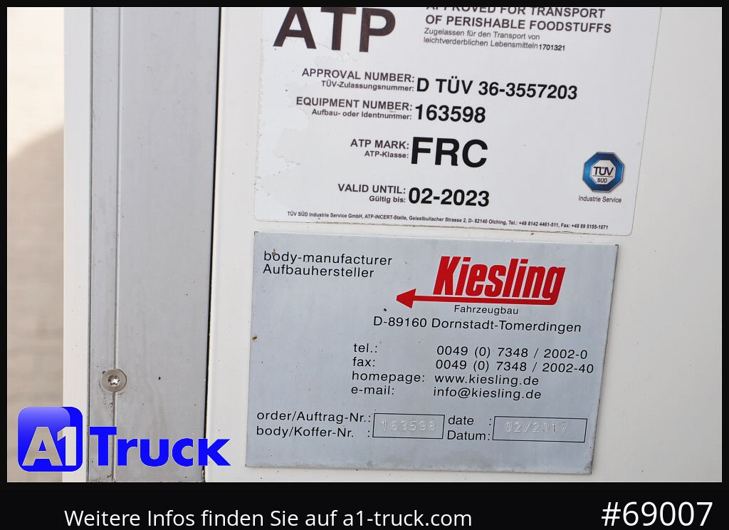 RENAULT D16- 280 Klima, TK 1000 R LBW+Türen - Refrižeratorius sunkvežimis: foto 4 RENAULT D16- 280 Klima, TK 1000 R LBW+Türen - Refrižeratorius sunkvežimis: foto 4