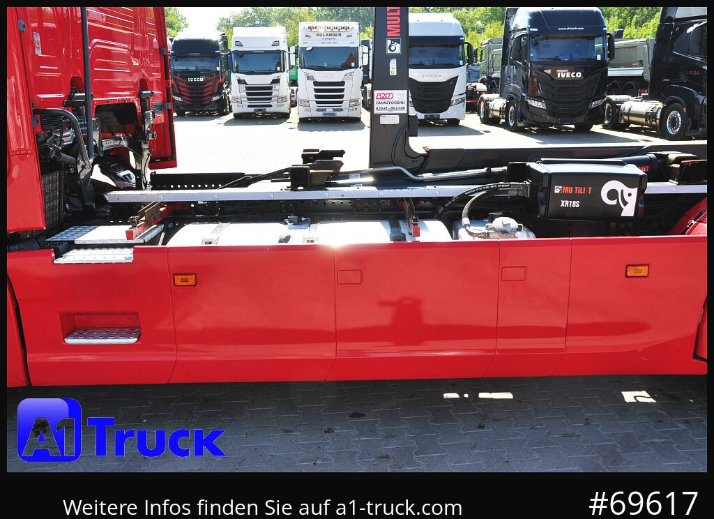 SCANIA R500, Abrollkipper, HIAB, Lift-Lenkachse, - Hook-lift sunkvežimis: foto 2 SCANIA R500, Abrollkipper, HIAB, Lift-Lenkachse, - Hook-lift sunkvežimis: foto 2