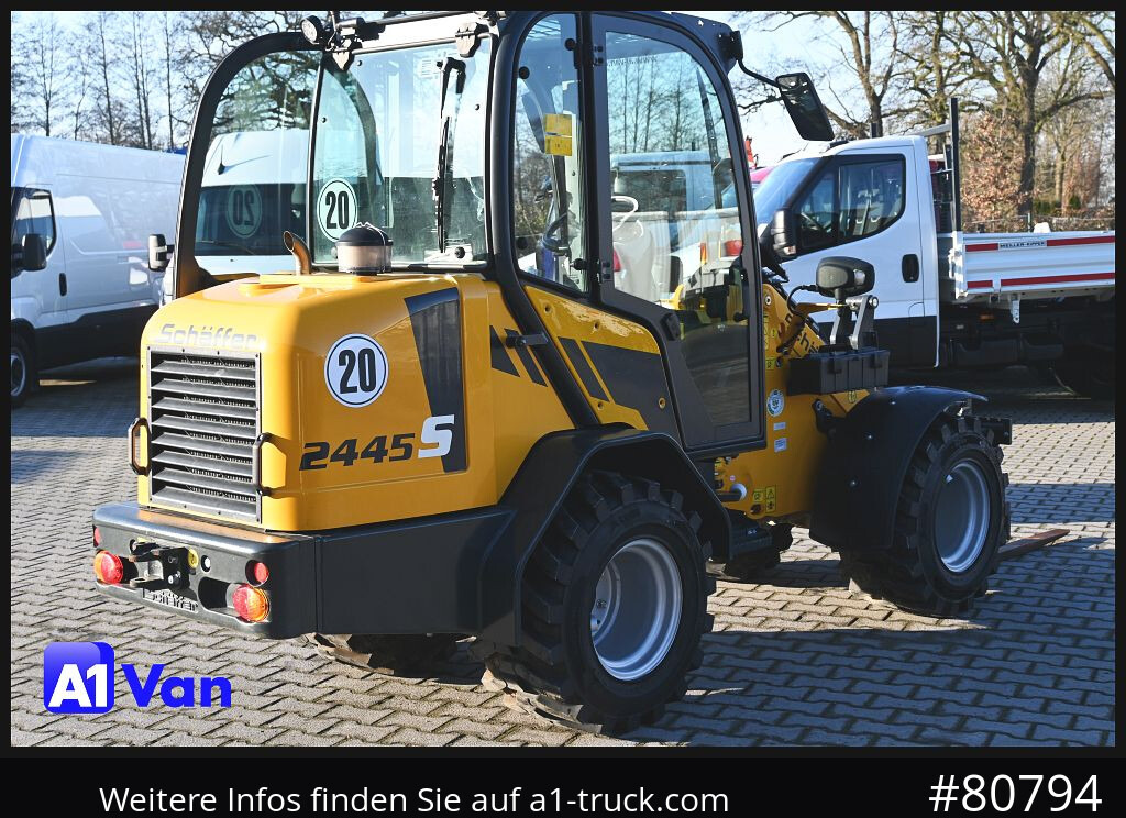Ratinis krautuvas SCHAEFFER Schäffer 2445S Hoflader, Gabel, 127 Bstd.: foto 10